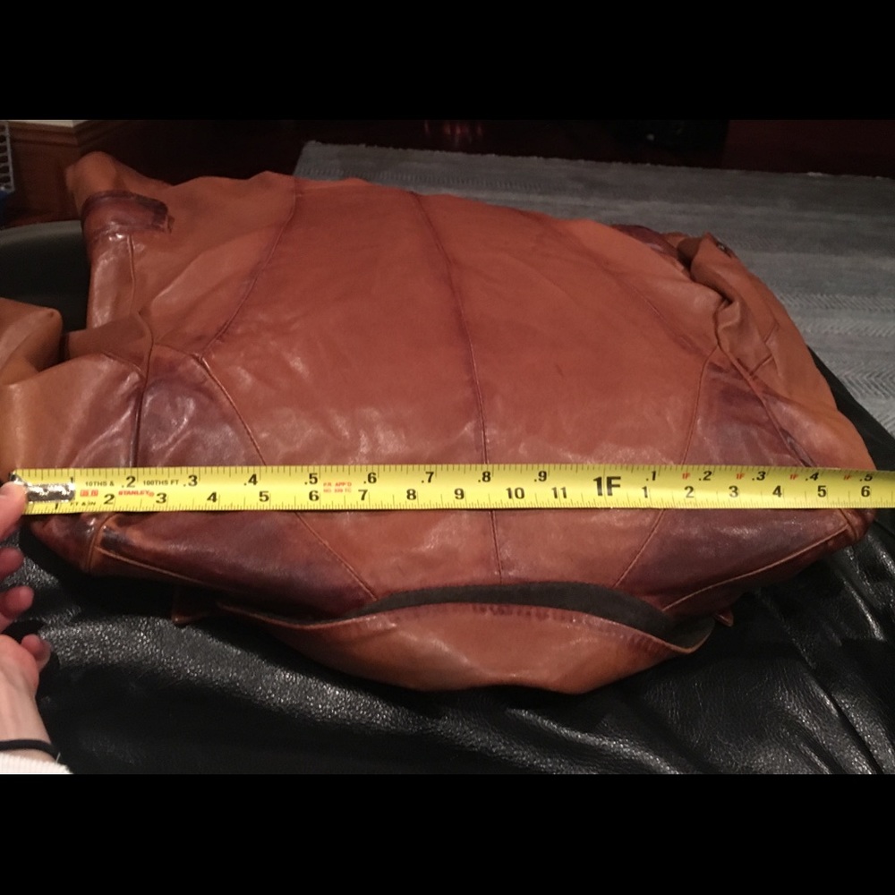 Italian Leather✨Pinko✨~Leather Jacket “Authentic from Italy”Cognac Color - Picture 9 of 11